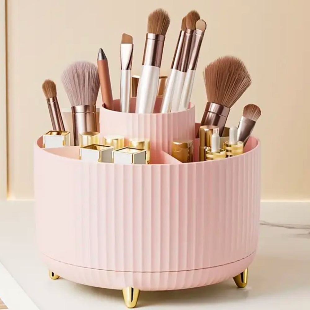 Rotating Makeup Brush Organizer - Picture 2 of 3